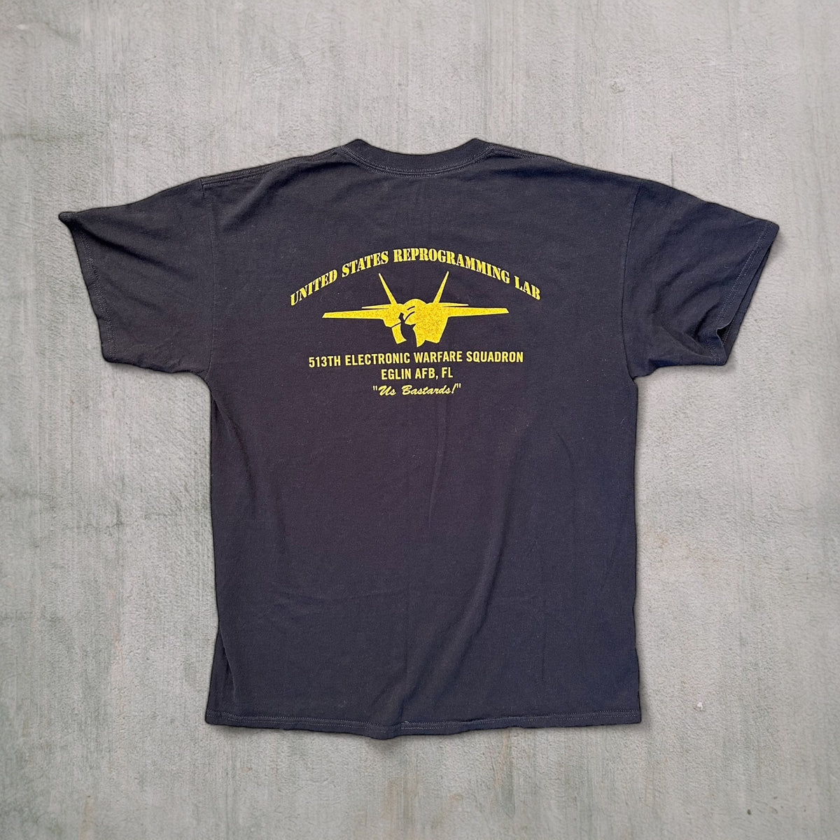 Vintage 513th Electronic Warfare Squadron Tee - L
