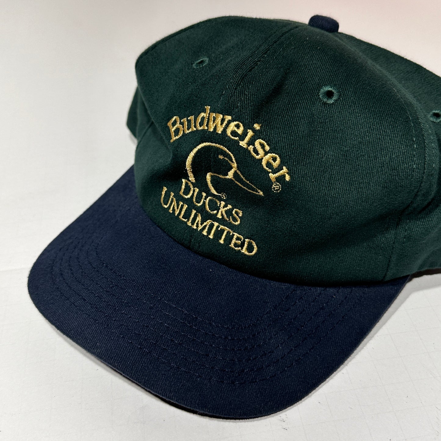 Vintage Budweiser X Ducks Unlimited Adjustable Hat