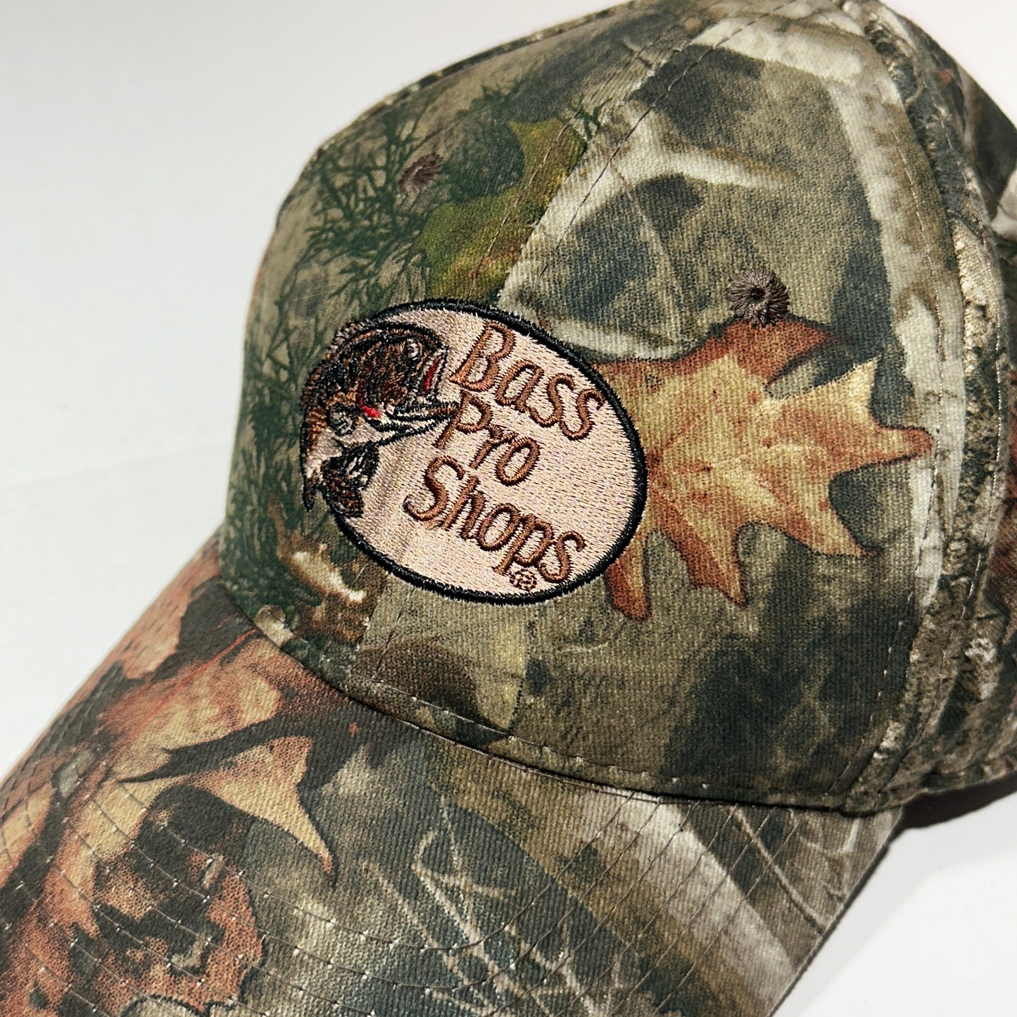 Vintage BassPro Camo Strapback Hat