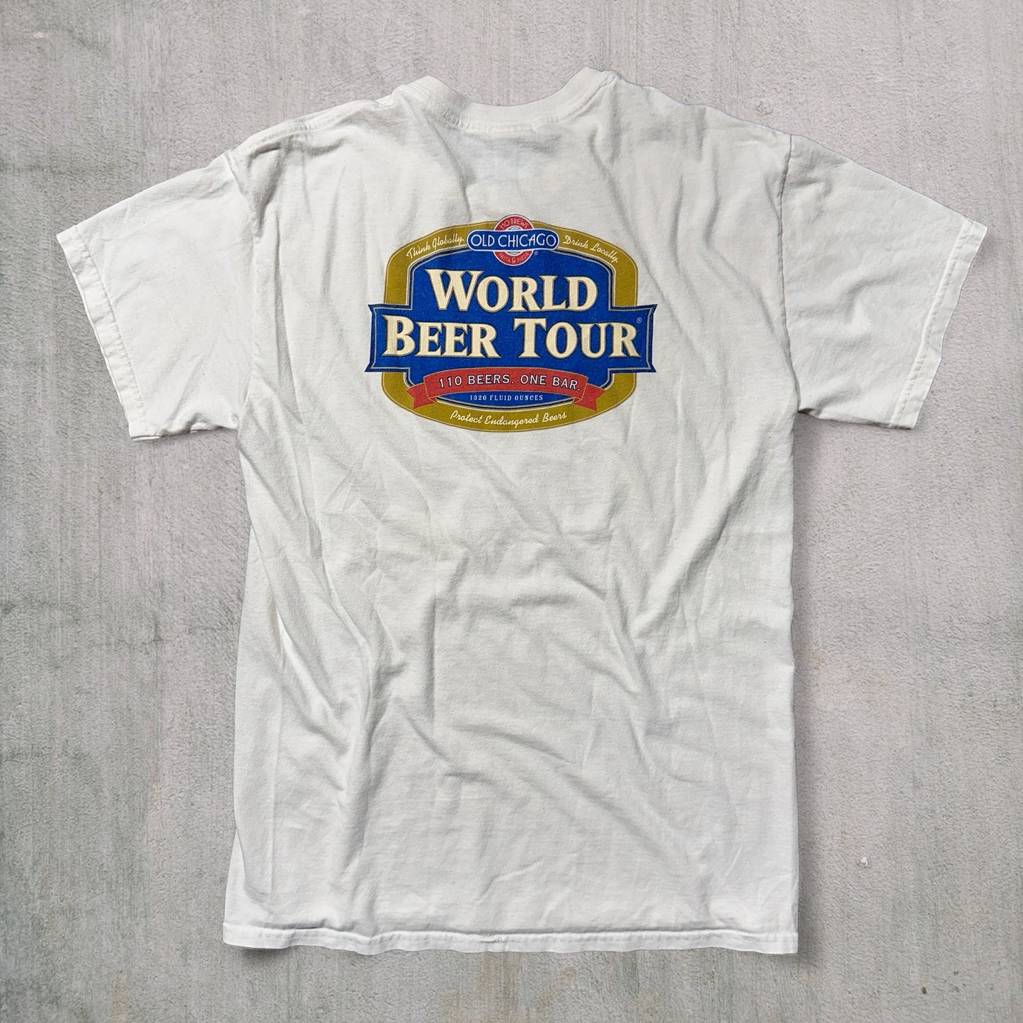 Vintage Old Chicago Beer Tee - M