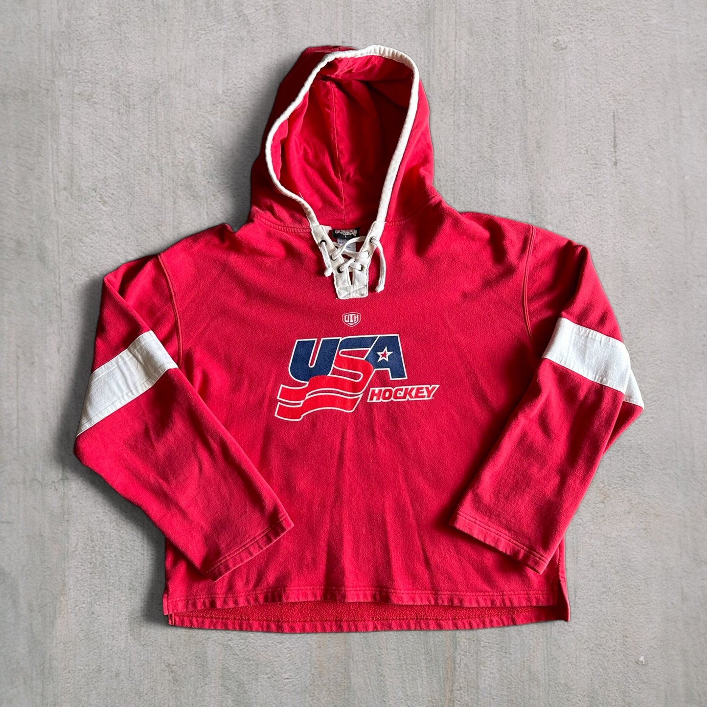 Vintage TJ Oshie USA Hockey Hoodie - L